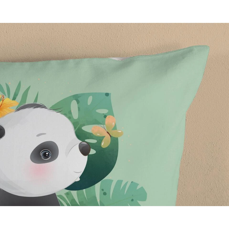 Good Morning Dekbedovertrek "Momo" - Groen - (140x220 Cm) - Afbeelding 4