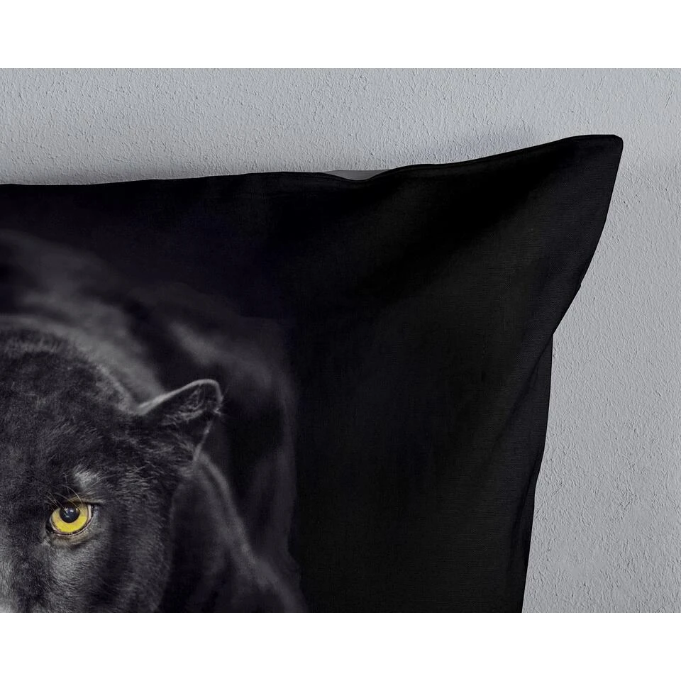 Pure Dekbedovertrek "Panter" - Zwart - (140x220 Cm) - Afbeelding 2