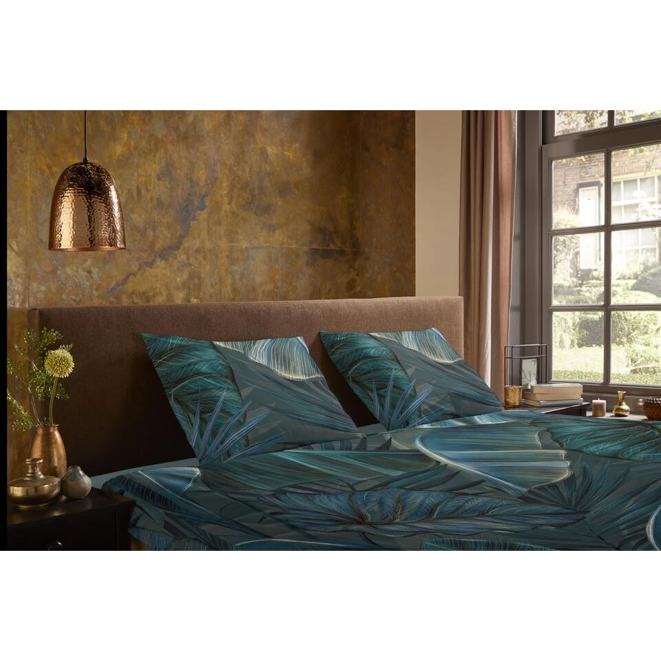 Pure Dekbedovertrek "Joost" - Petrol - (240x220 Cm) - Afbeelding 3