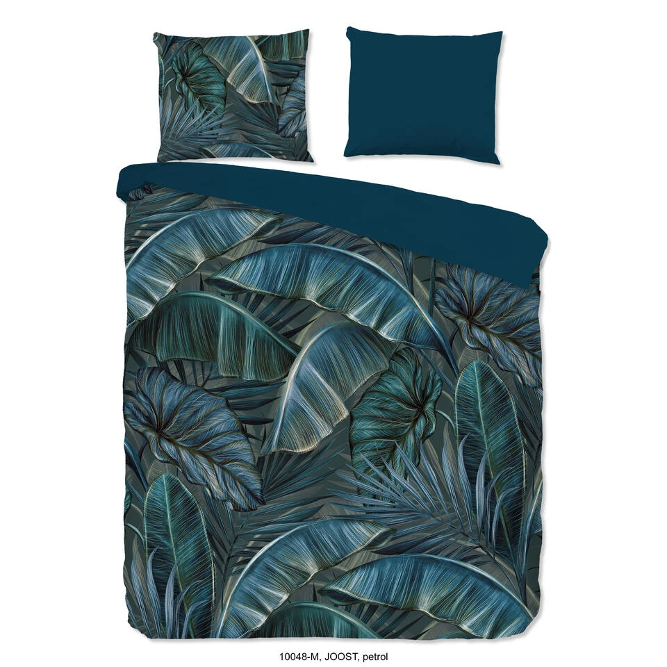 Pure Dekbedovertrek "Joost" - Petrol - (240x220 Cm)