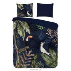 Good Morning Dekbedovertrek "Pango" - Blauw - (240x220 Cm)