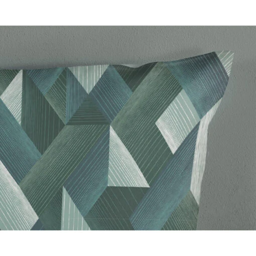 Good Morning Dekbedovertrek "Novan" - Groen - (200x220 Cm) - Afbeelding 4