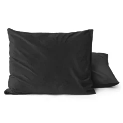 Sleeptime Velvet Kussenslopen Zwart (2-stuks)