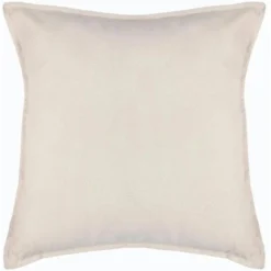 Atmosphera Bank/sierkussens Sophia - 55 X 55 Cm - Ivoor Wit
