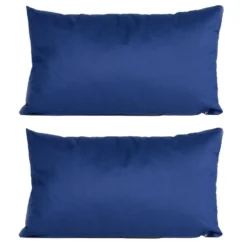 Anna's Collection Sierkussens - 6 St - Navy - 30 X 50 Cm