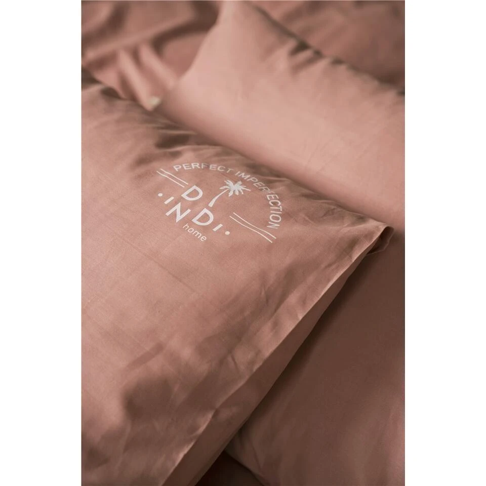 Dindi Home - Dekbedovertrek Plain Beauty - 260x220 Cm - Terra - Afbeelding 2