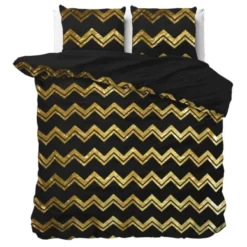 Sleeptime Dekbedovertrek Wave Zwart -Lits-jumeaux (240 X 200/220 Cm)