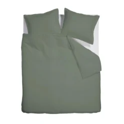 Ambiante Dekbedovertrek Bamboo Uni Green-Lits-jumeaux (240 X 200/220 Cm)