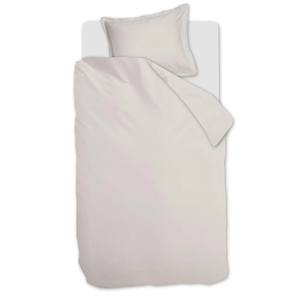 Ambiante Dekbedovertrek Bamboo Uni Sand-Lits-jumeaux (260 X 200/220 Cm) - Afbeelding 2