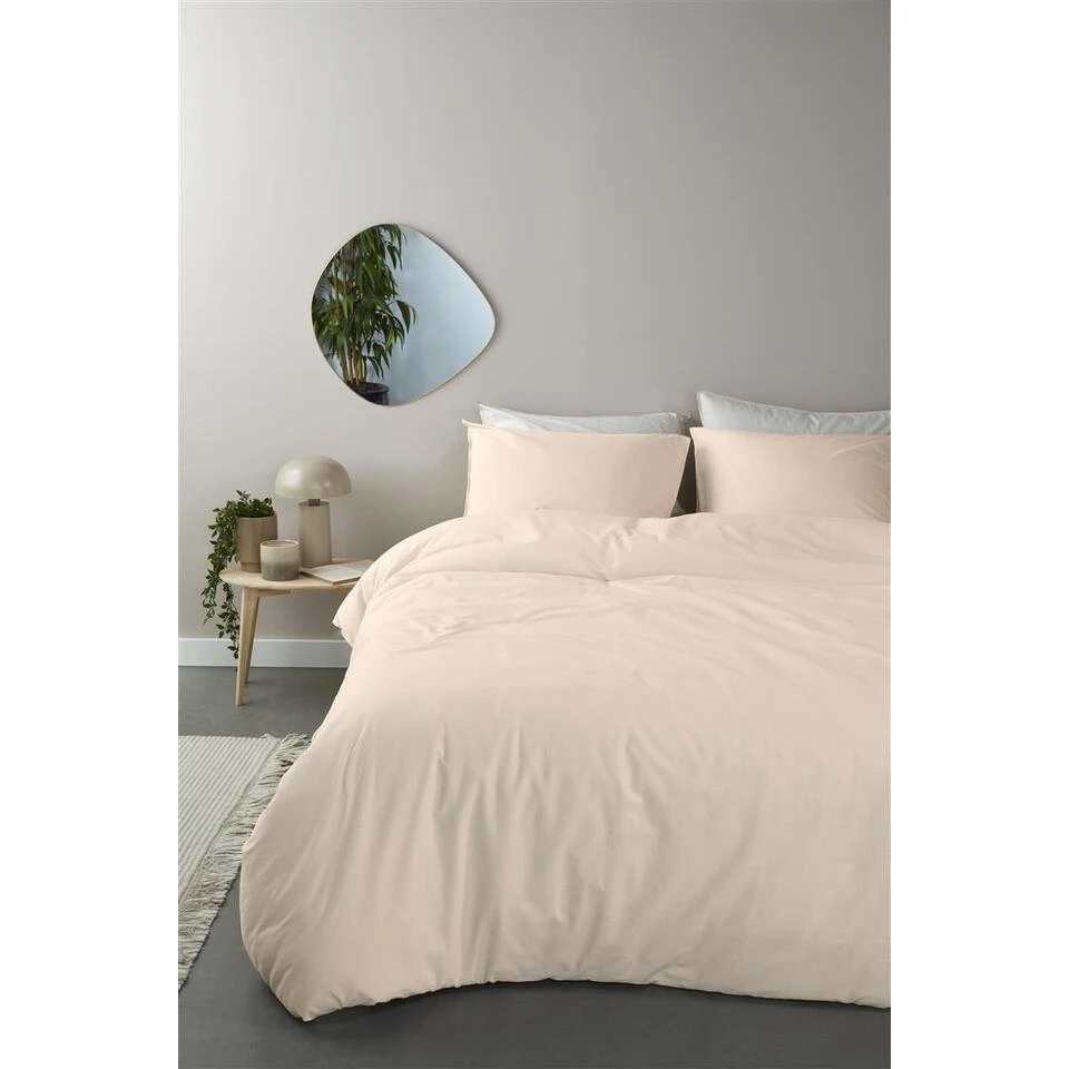 Ambiante Dekbedovertrek Bamboo Uni Sand-Lits-jumeaux (260 X 200/220 Cm) - Afbeelding 3
