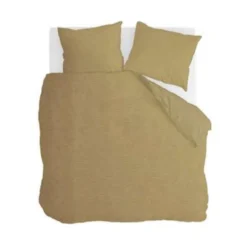 Walra - Dekbedovertrek Basic & Tough - 200x220 Cm - Honing Mosterd