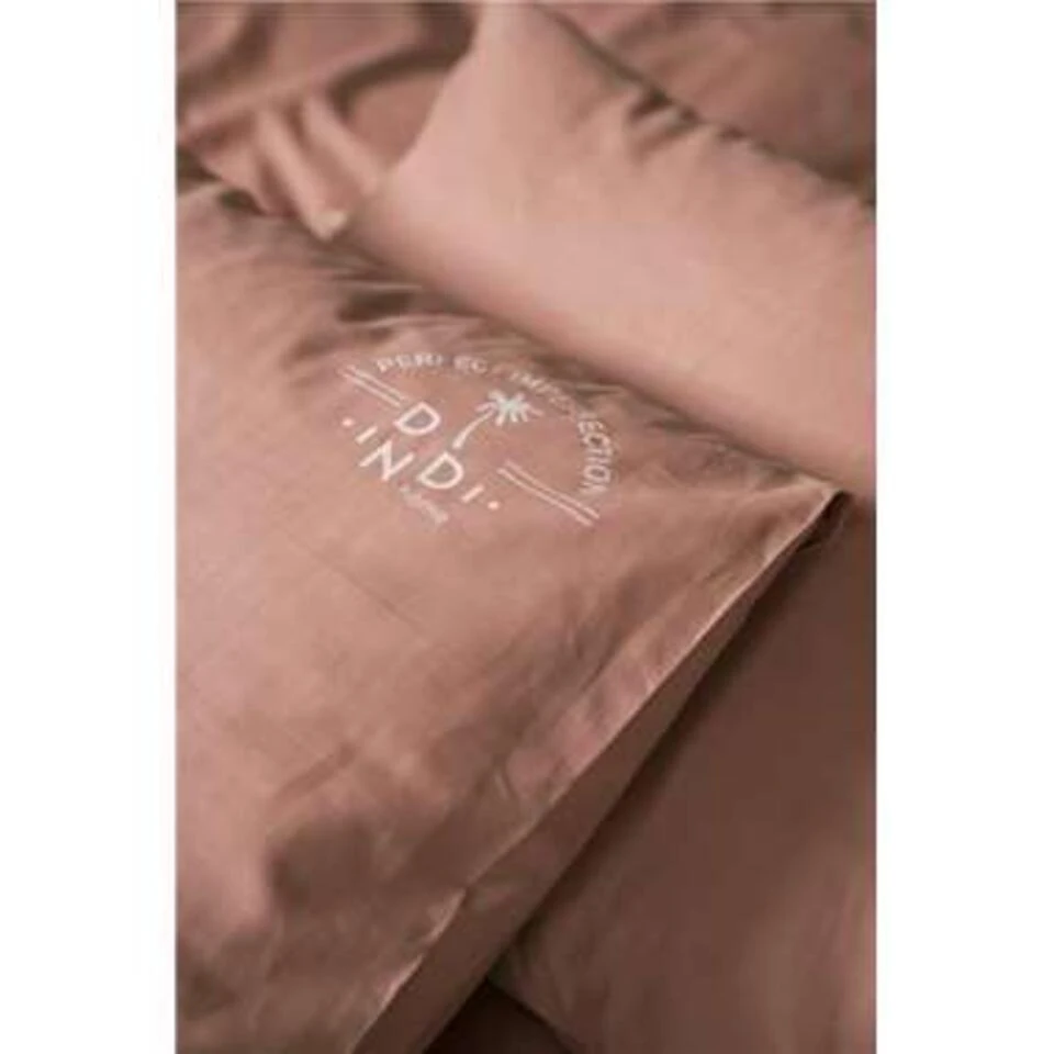Dindi Home - Dekbedovertrek Plain Beauty - 240x220 Cm - Terra - Afbeelding 2