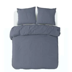 BLCKOUT Texas - Dekbedovertrek - 240x200/220 Cm - Blauw