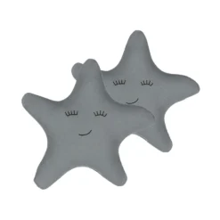 Beliani Sierkussen BHOPAL - Grijs Katoen