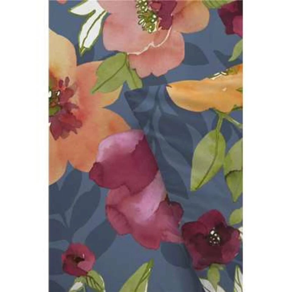 Byrklund - Dekbedovertrek Flowering Peonies - 200x220 Cm - Blauw - Afbeelding 2