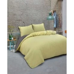 BLCKOUT Californie - Dekbedovertrek - 140x200/220 Cm - Geel -Beddengoed Winkel 1650032587 0102