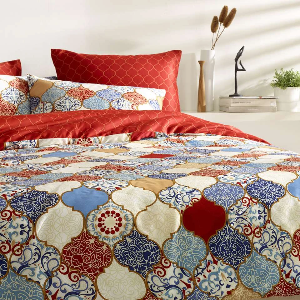 De Witte Lietaer Dekbedovertrek Medina - 200 X 200/220 Cm - Multi - Afbeelding 2