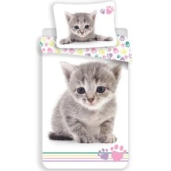 Animal Pictures Kitten Dekbedovertrek - Eenpersoons - 140 X 200 Cm - Katoen