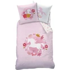 Spirit Dekbedovertrek Land - Eenpersoons - 140 X 200 Cm - Roze