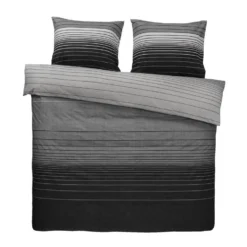 Comfort Dekbedovertrek Stockholm - Antraciet - 200x200/220 Cm