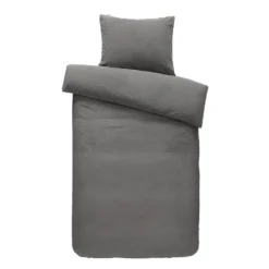 Walra Dekbedovertrek Vintage Cotton - Grijs - 140x200/220 Cm