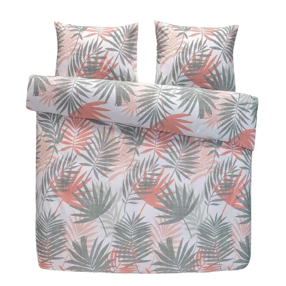 Comfort Dekbedovertrek Aise Botanisch- Multicolour - 240x200/220 Cm