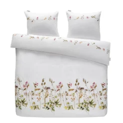 Royal Marjolein Bastin Dekbedovertrek Graceful Bloemen - Wit - 240x200/220 Cm