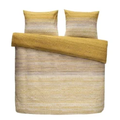 Dekbedovertrek Ivar - Oker - 200x220 Cm