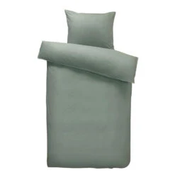 Comfort Dekbedovertrek Jorrit Effen - Groen - 140x200/220 Cm