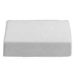 Waterdichte Matrasbeschermer Molton - Wit - 90x200 Cm