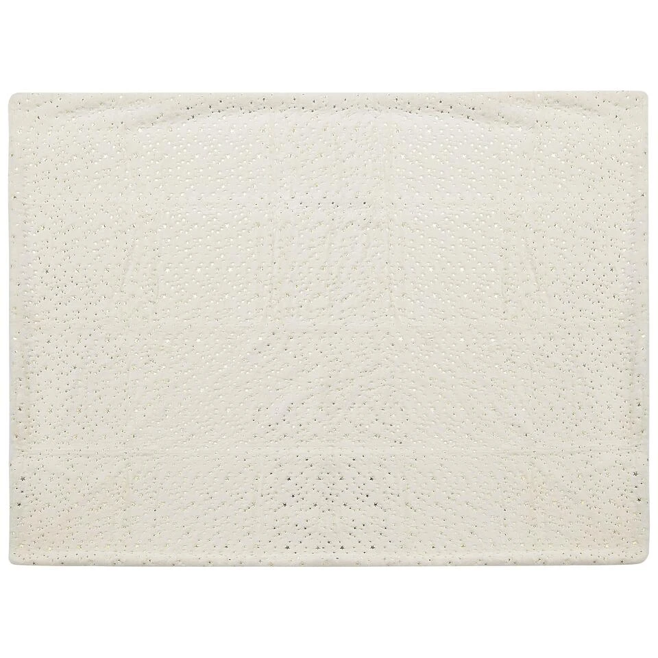 Beliani Plaid ALAZEYA - Beige Polyester - Afbeelding 4