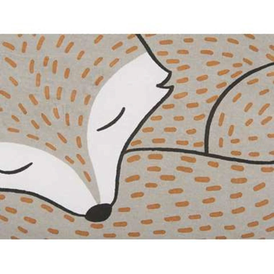 Beliani Sierkussen DHANBAD - Grijs Katoen - Afbeelding 3