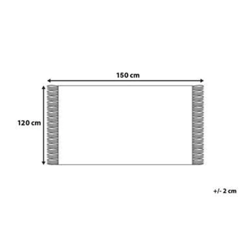 Beliani Plaid KAMAN - Roze Acryl - Afbeelding 4