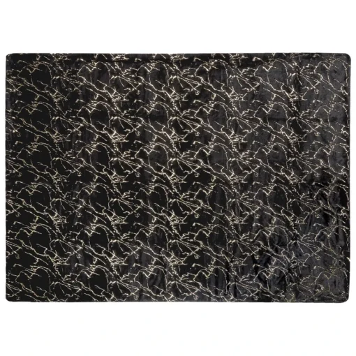 Beliani Plaid GODAVARI - Zwart Polyester - Afbeelding 4
