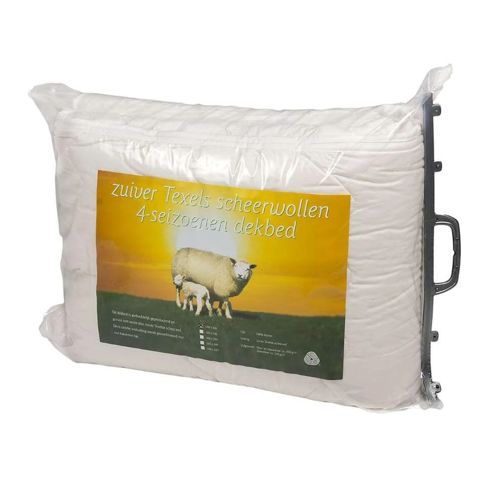 Higgins Dekbed - Texels Wol - 4-seizoenen - 240x200 Cm - Afbeelding 3