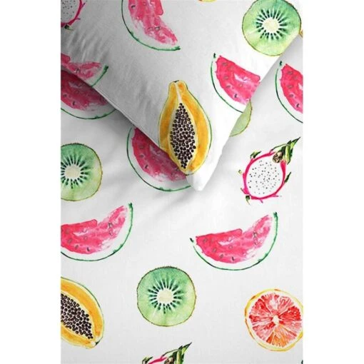 Ambiante Dekbedovertrek Tutti Frutti - Multikleur - 140x200/220 Cm - Afbeelding 2