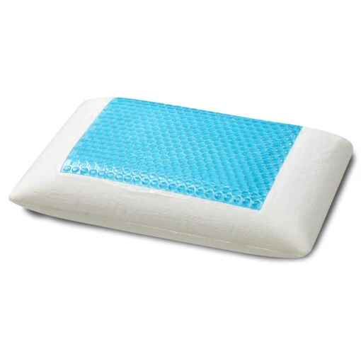 Hoofdkussen Traagschuim Coolgel - 60x40 Cm - Afbeelding 2