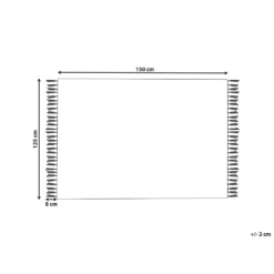 Beliani Plaid KHARI - Groen Katoen -Beddengoed Winkel 9919fb1a0a284614820c7ec7f5f106ca