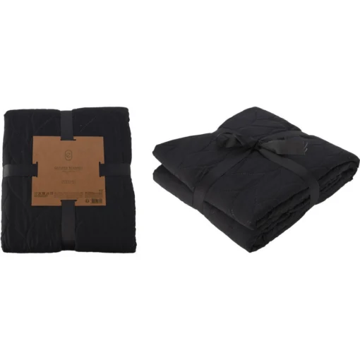 H&S Deken-dekentje-plaid - Polyester - Antraciet - 200 X 220 Cm - Afbeelding 2