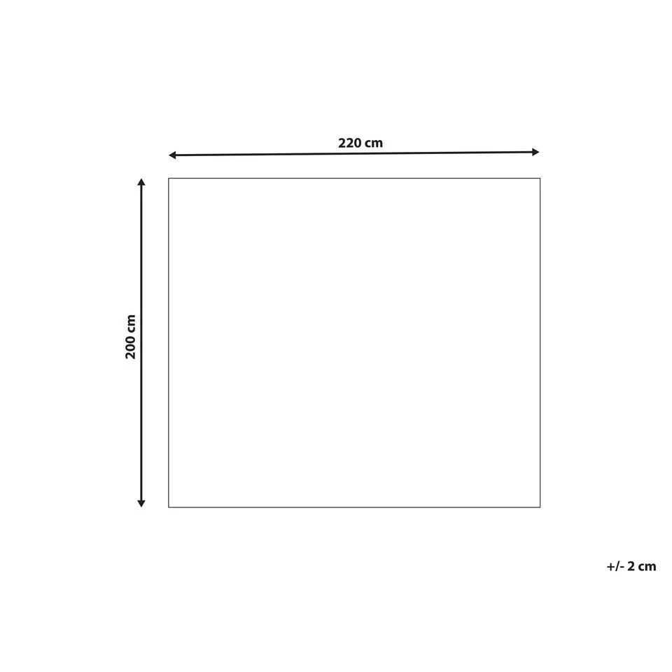 Beliani Plaid BAYBURT - Rood Polyester - Afbeelding 3