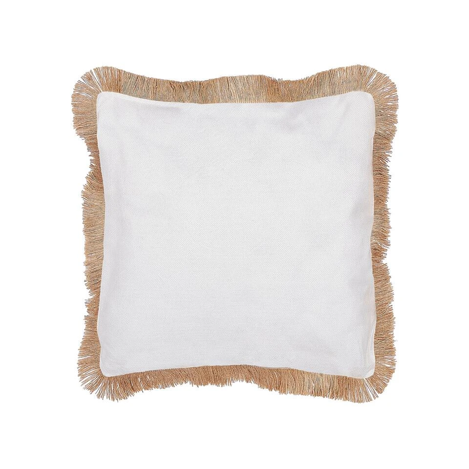 Beliani Sierkussen GERANIUM - Beige Polyester - Afbeelding 4