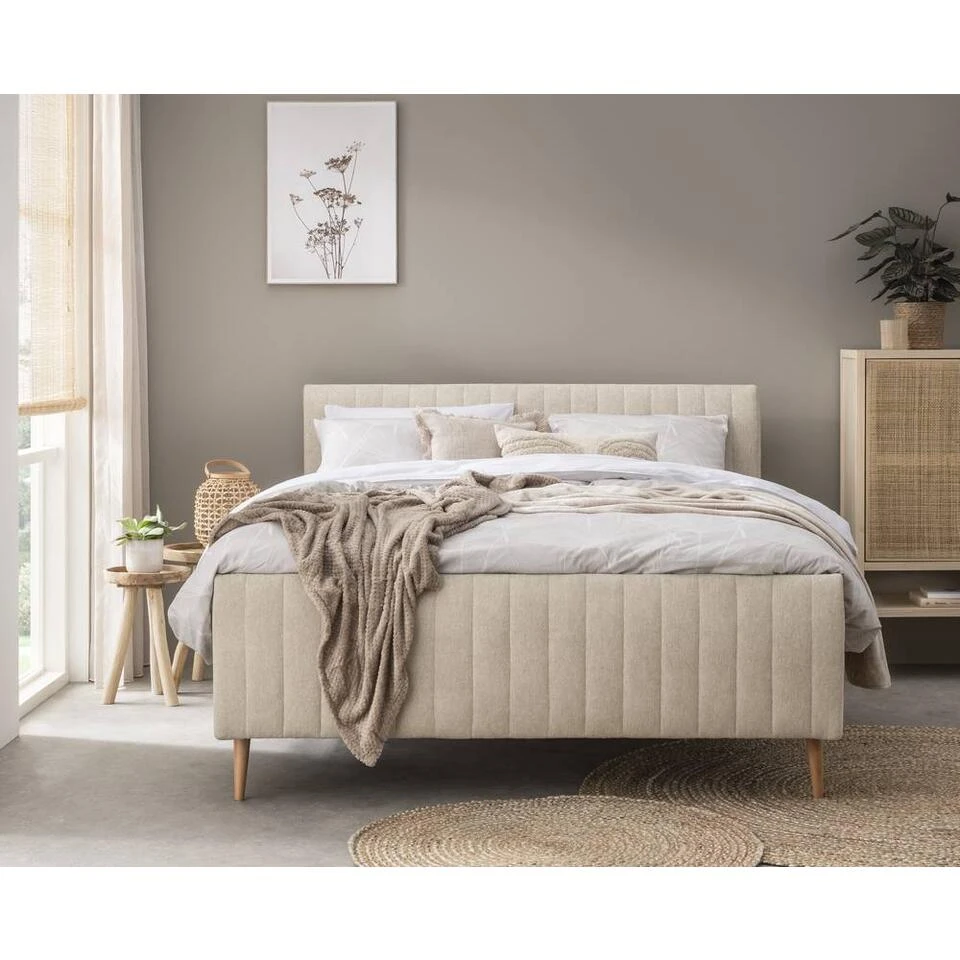 Royal Dekbedovertrek Naomi Paardenbloem - Beige - 200x220/250 Cm - Afbeelding 3